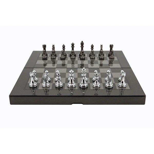 Dal Rossi - Carbon Fibre Folding Chess Set 16 - Good Games
