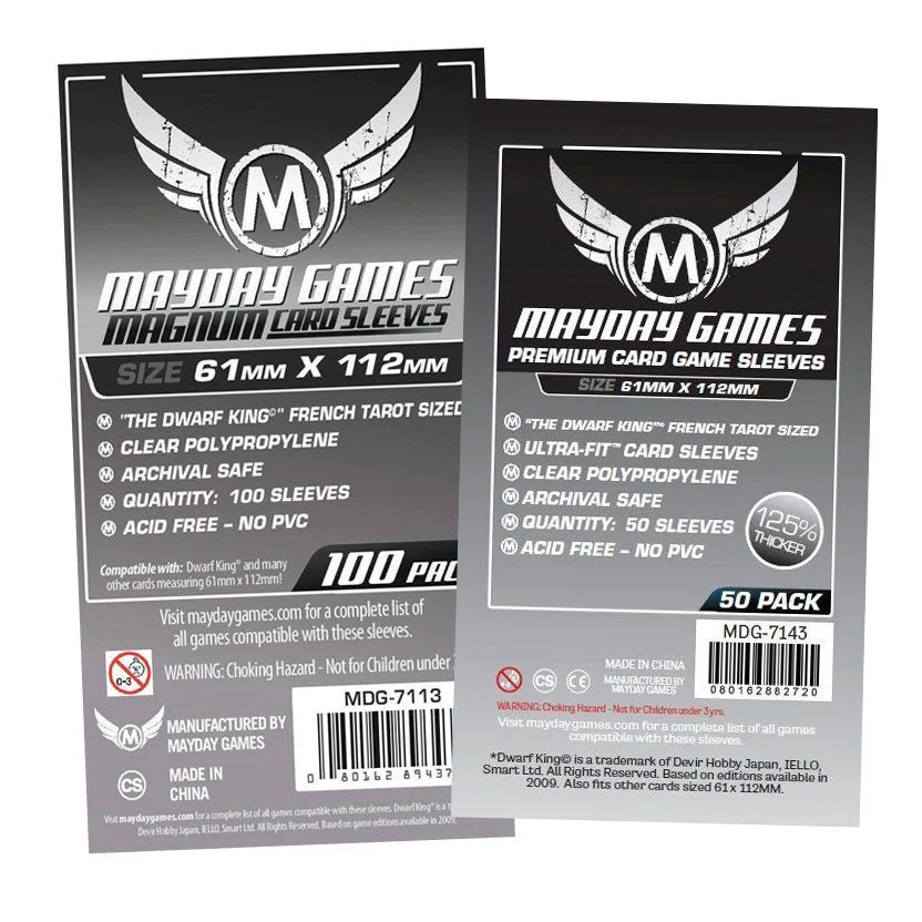 French Tarot: Card Sleeves - Mayday - Good Games