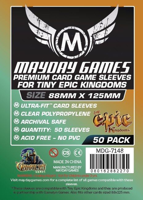 Tiny Epic Kingdoms: Card Sleeves - Mayday