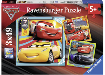 Ravensburger - Disney Cars 3 Collection - 3x49 Piece Jigsaw - Good Games