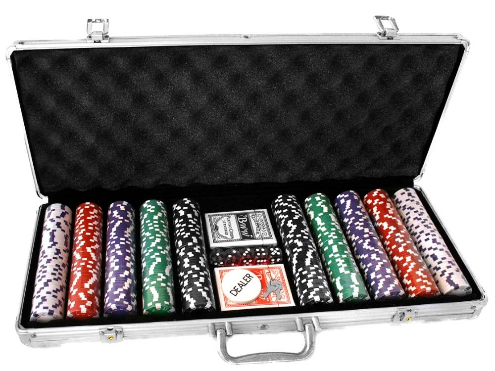 Poker Set 500 Pieces In Aluminium Case - Good Games