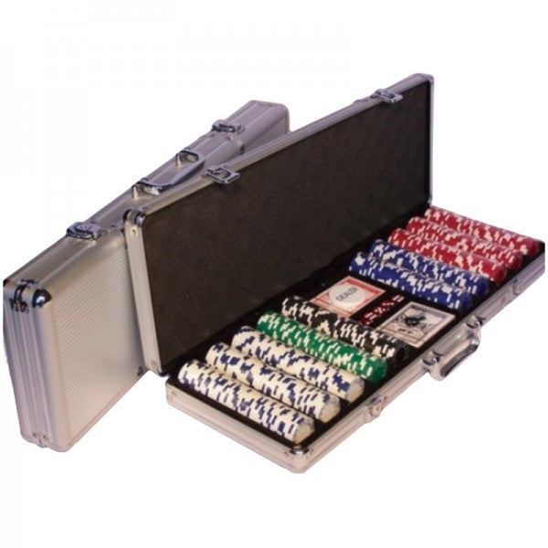Casino Style Poker Set 500 Chips - Good Games