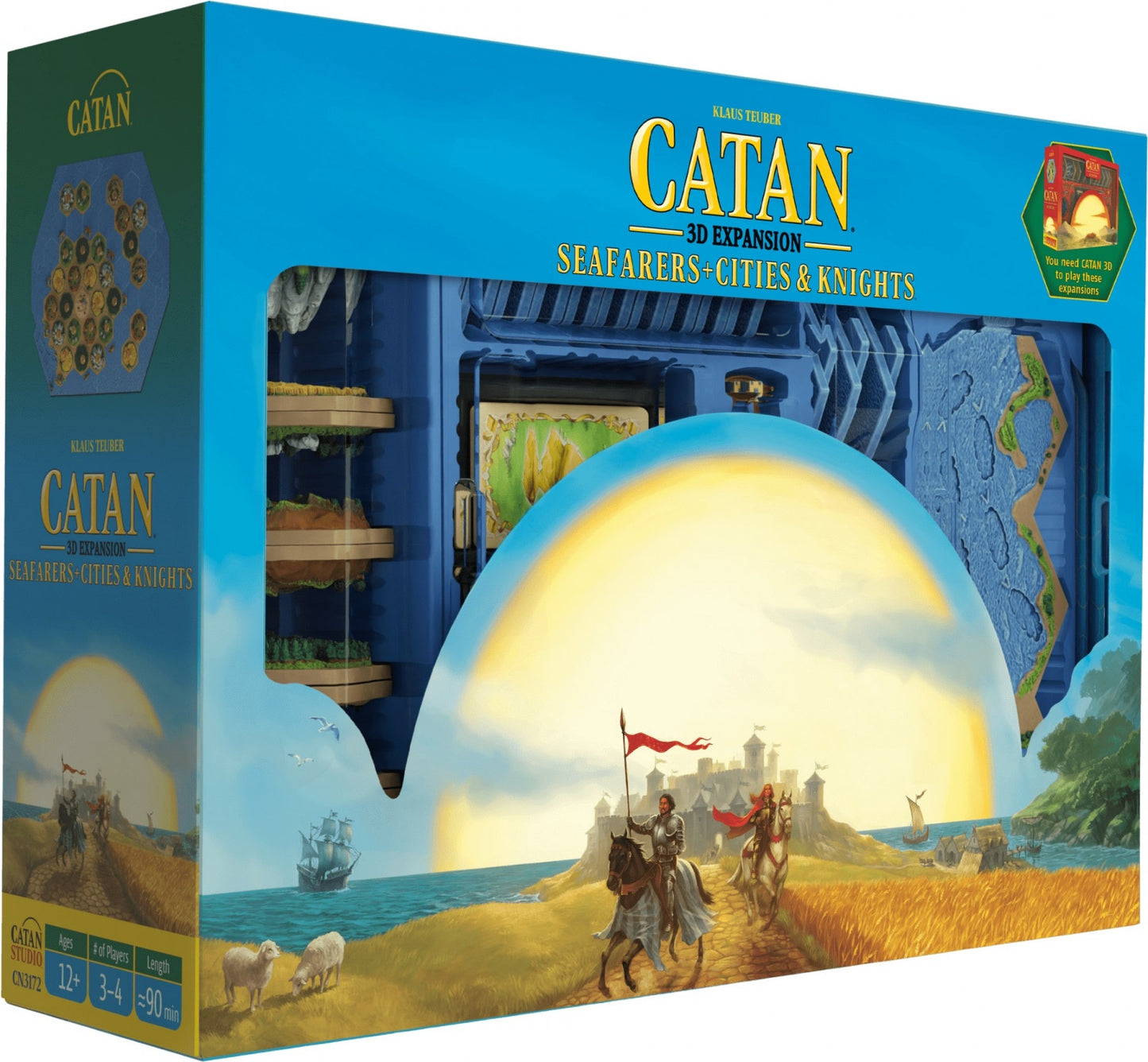 Catan 3D Edition Seafarers and Cities and Knights Expansion - Good Games