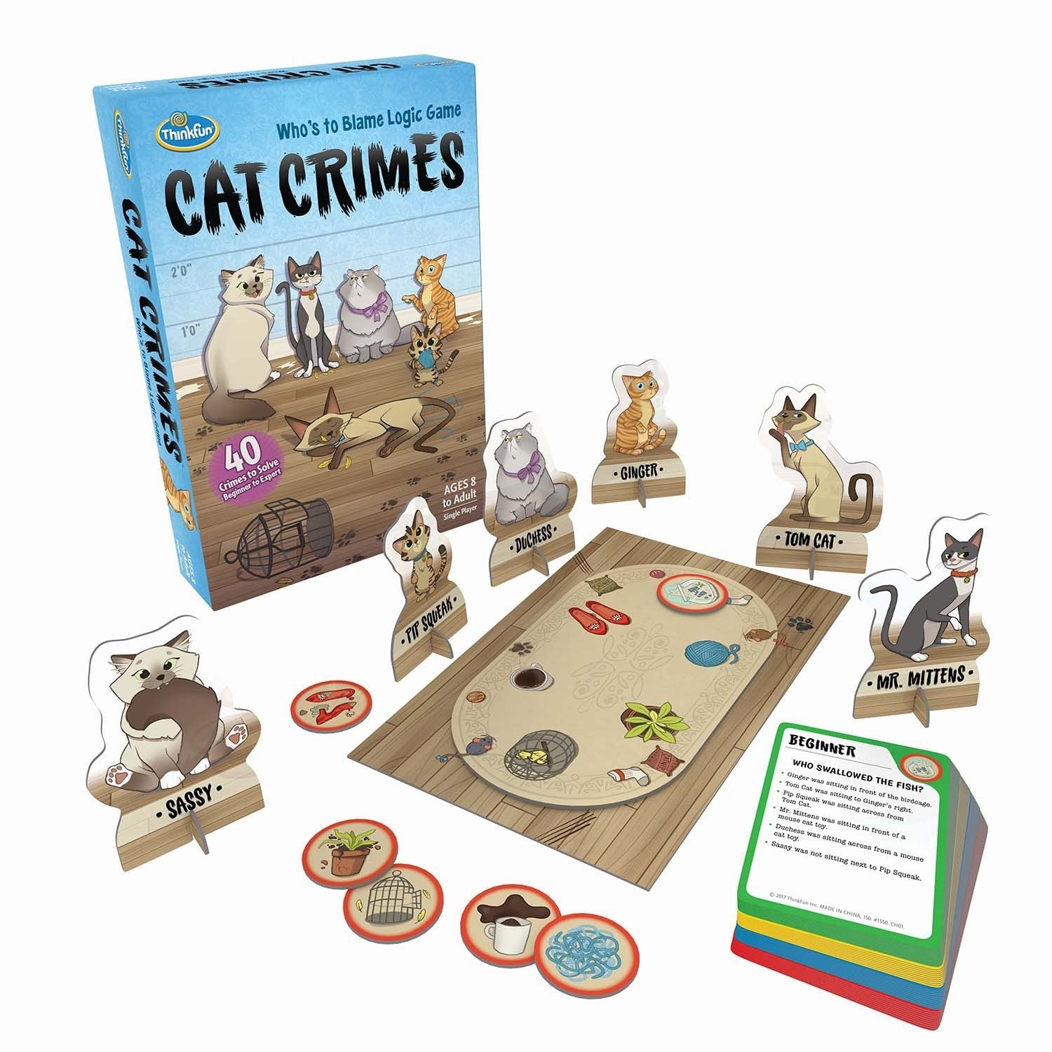 ThinkFun - Cat Crimes Game - Good Games