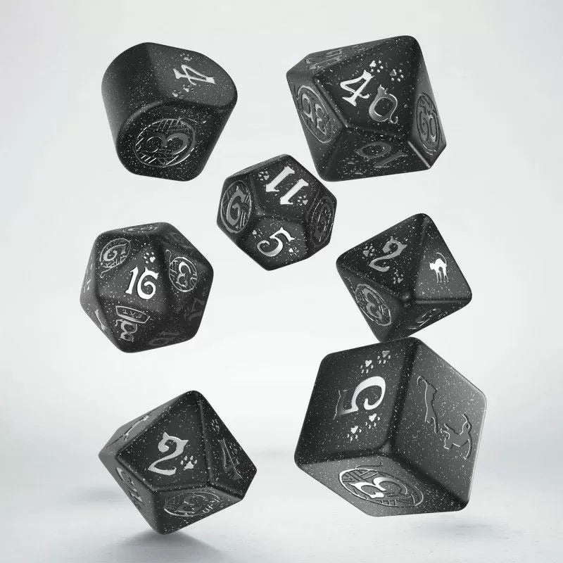Q Workshop - Cats Dice Set - Waffle Dice Set 7 - Good Games