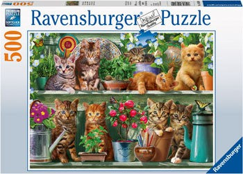 Ravensburger - Cats on the SheLarge Format - 500 Piece Jigsaw - Good Games