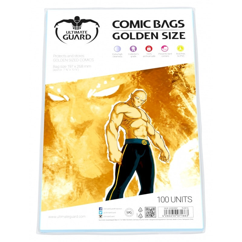 Ultimate Guard Comic Bags Golden Size (100)