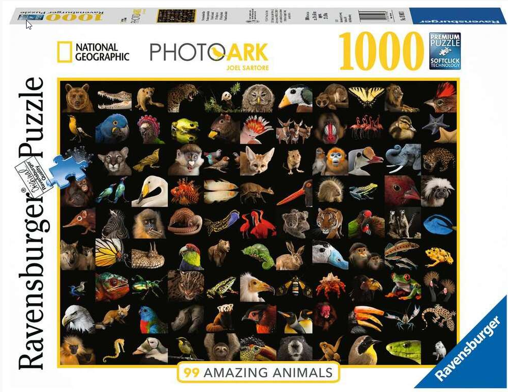 Ravensburger - 99 Stunning Animals 1000 Piece Jigsaw - Good Games