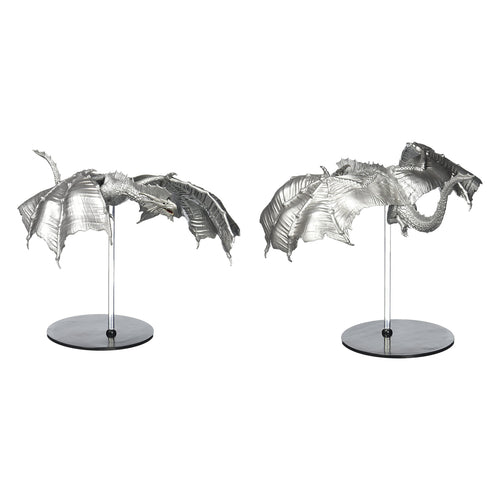 Dungeons and Dragons - Icons Of The Realms Elemental Evil Ancient Silver Dragon Premium Figure - Good Games