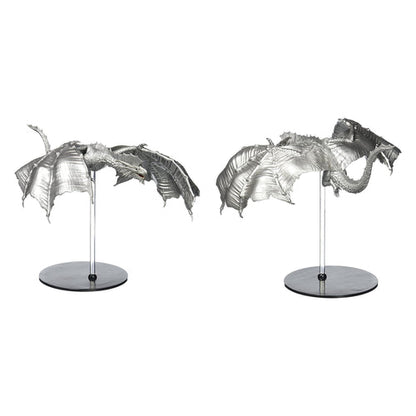 Dungeons and Dragons - Icons Of The Realms Elemental Evil Ancient Silver Dragon Premium Figure - Good Games