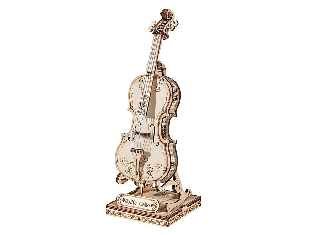 DIY Cello Wooden 3D Kit - Good Games