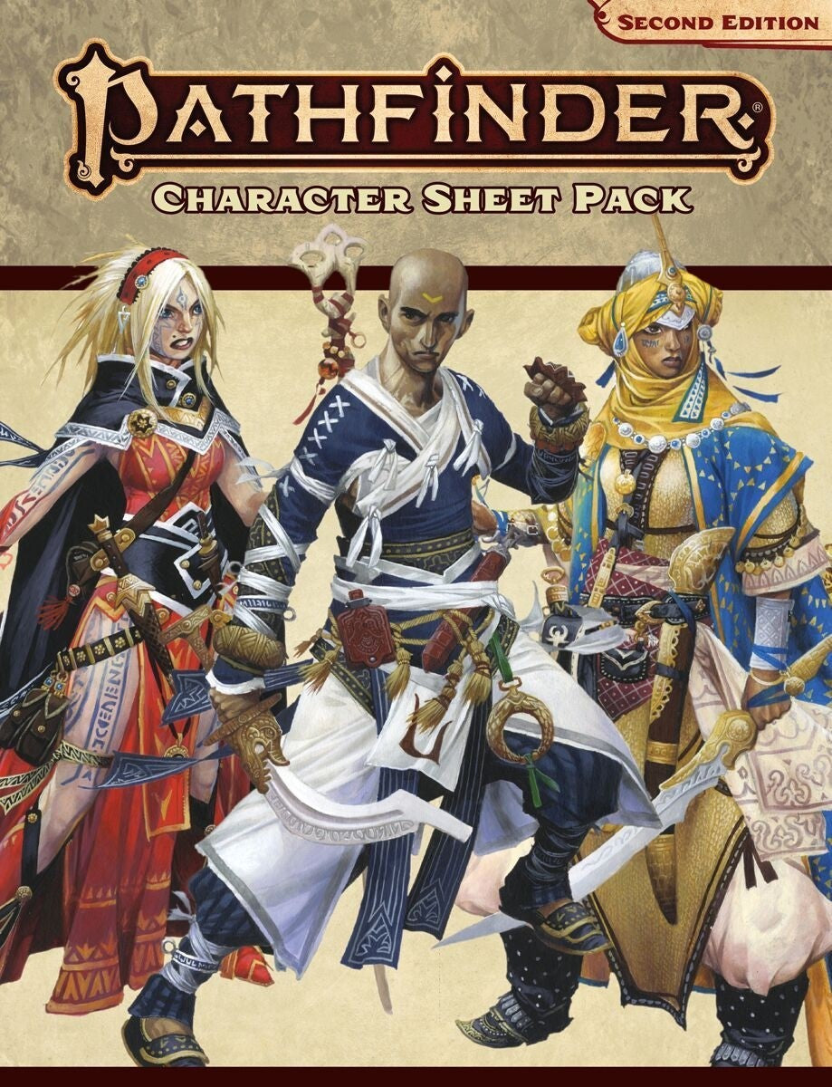 Pathfinder Second Edition - Character Sheet Pack - Good Games