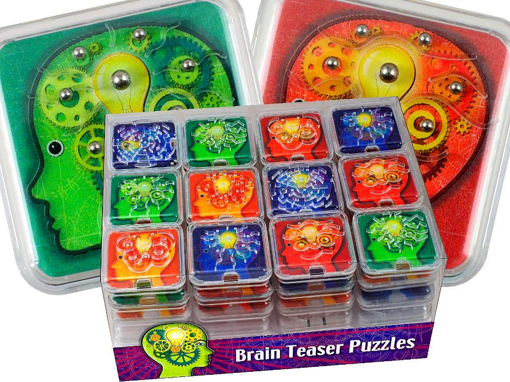 Brain Teaser Double Sided Ball Puzzle Assorted - Good Games