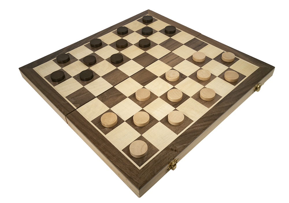 LPG Wooden Folding Chess/Checkers/Backgammon Set 40cm - Good Games