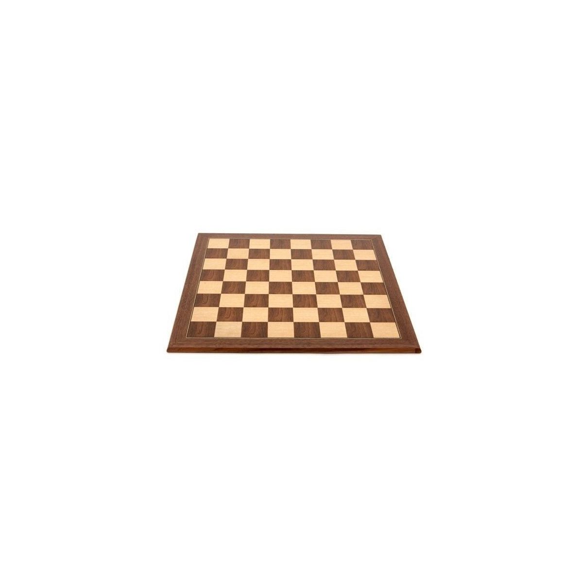 Chess Board Economy Walnut 40cm - Good Games