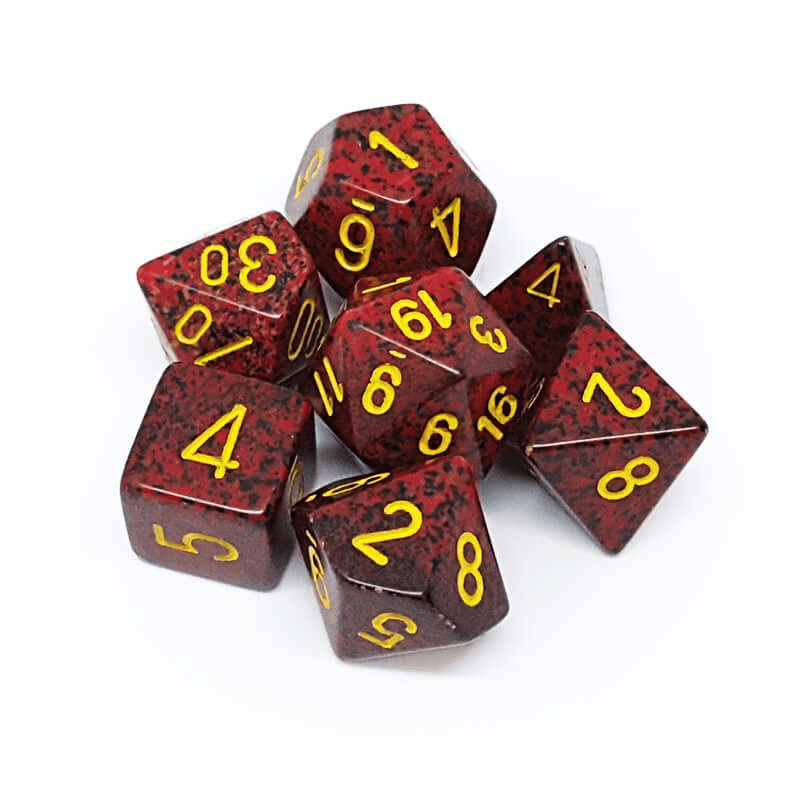 Chessex - Speckled Polyhedral 7-Die Set - Mercury (CHX25323) - Good Games