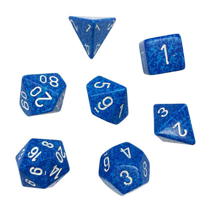 Chessex - Speckled Polyhedral 7-Die Set - Water (CHX25306) - Good Games
