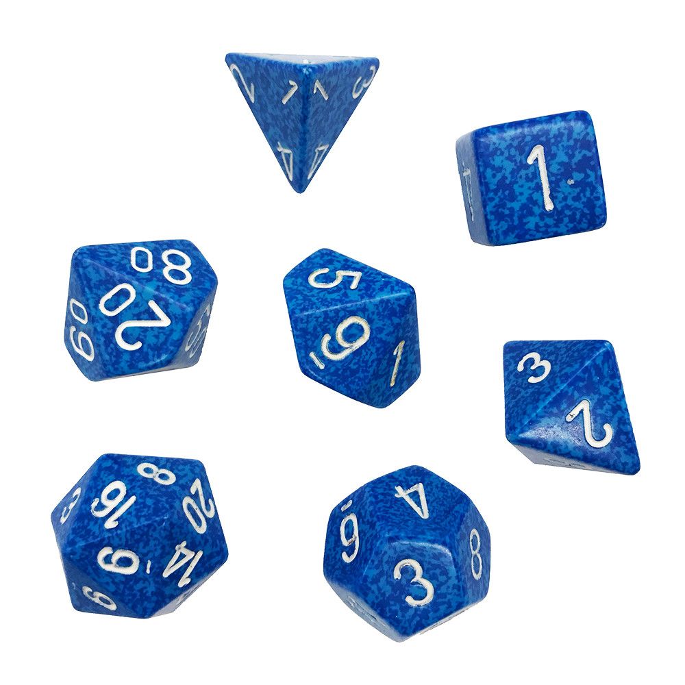 Chessex - Speckled Polyhedral 7-Die Set - Water (CHX25306)