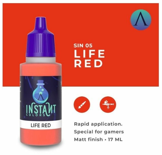 Scale 75 – Instant Colors Life Red 17ml (SIN-05) - Good Games