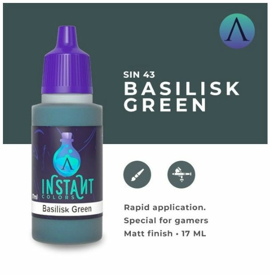 Scale 75 – Instant Colors Basilisk Green 17ml (SIN-43) - Good Games