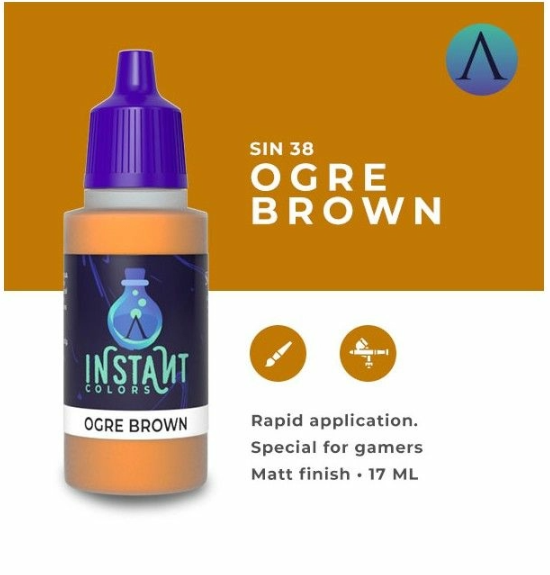 Scale 75 – Instant Colors Ogre Brown 17ml (SIN-38) - Good Games