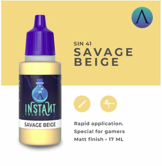 Scale 75 – Instant Colors Savage Beige 17ml (SIN-41) - Good Games