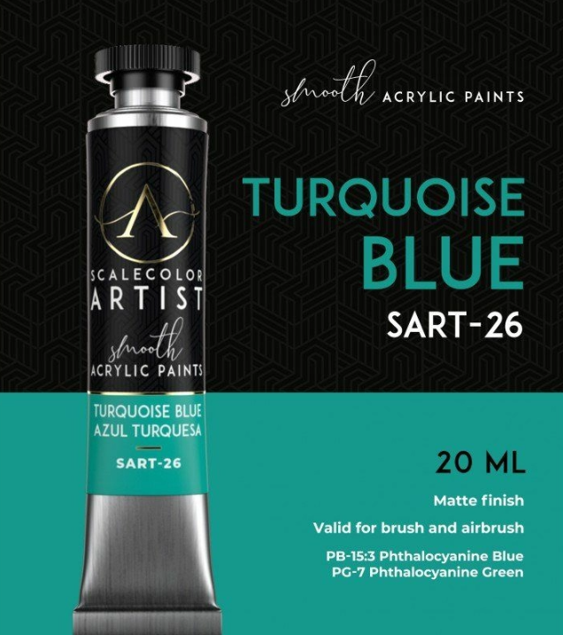 Scale 75 - Scalecolor Artist Turquoise Blue 20ml - Good Games