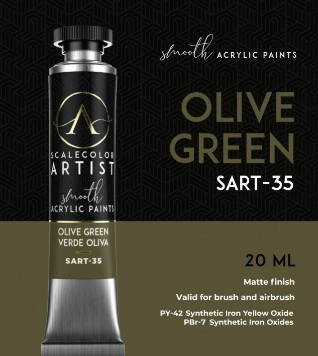 Scale 75 - Scalecolor Artist Olive Green 20ml - Good Games