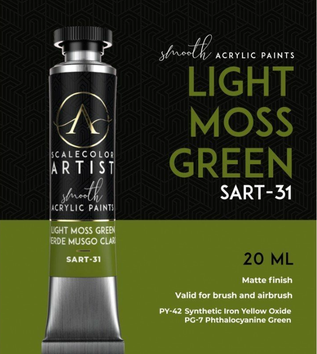 Scale 75 - Scalecolor Artist Light Moss Green 20ml - Good Games