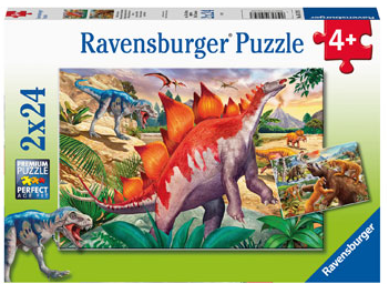 Ravensburger - Jurassic Wildlife 2x24 Piece Jigsaw - Good Games