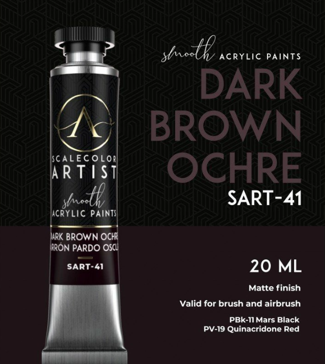 Scale 75 - Scalecolor Artist Dark Brown Ochre 20ml - Good Games