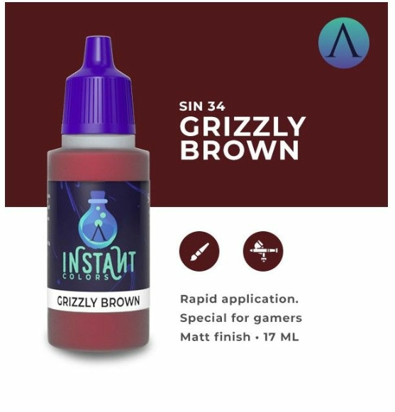 Scale 75 – Instant Colors Grizzly Brown 17ml (SIN-34) - Good Games