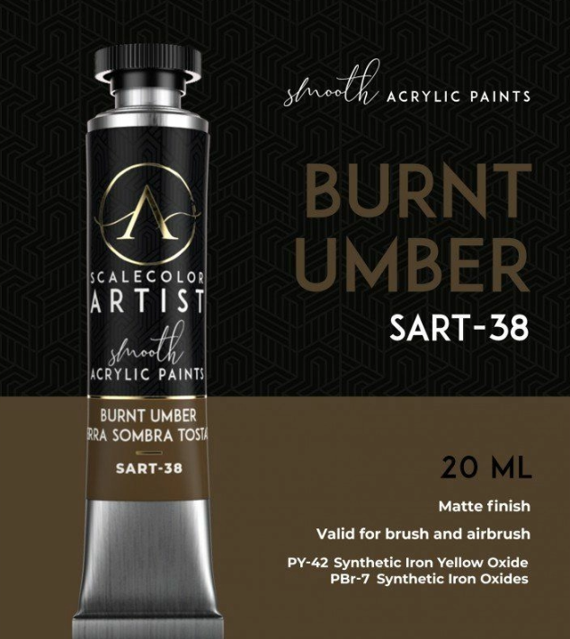 Scale 75 - Scalecolor Artist Burnt Umber 20ml - Good Games