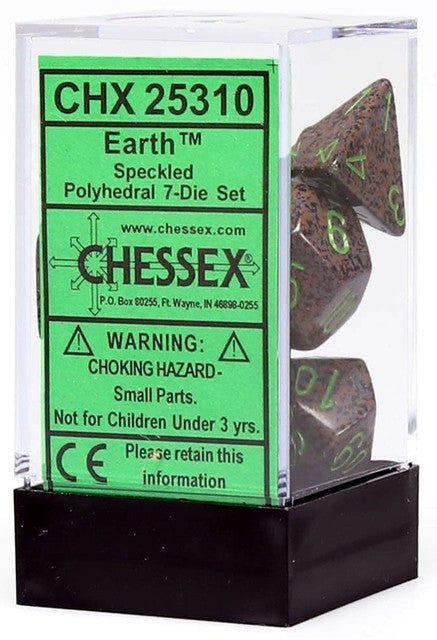 Chessex - Speckled Polyhedral 7-Die Set - Earth (CHX25310)