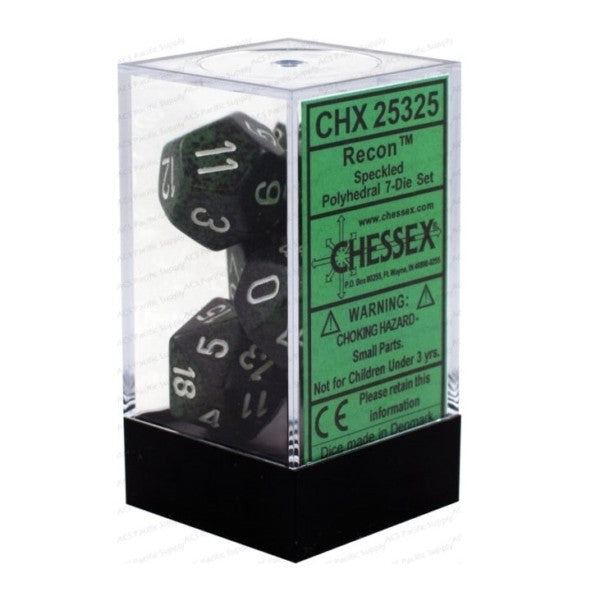 Chessex - Speckled Polyhedral 7-Die Set - Recon (CHX25325)