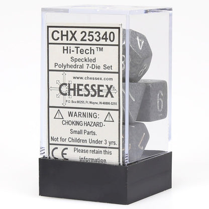 Chessex - Speckled Polyhedral 7-Die Set - Hi-Tech (CHX25340) - Good Games