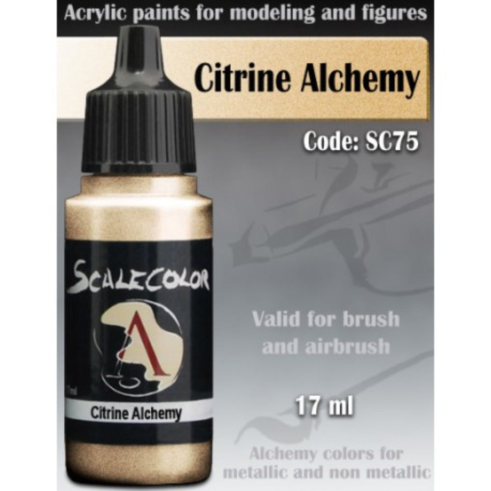 Scale 75 - Scalecolor Citrine Alchemy (17 ml) SC-75 Acrylic Paint - Good Games