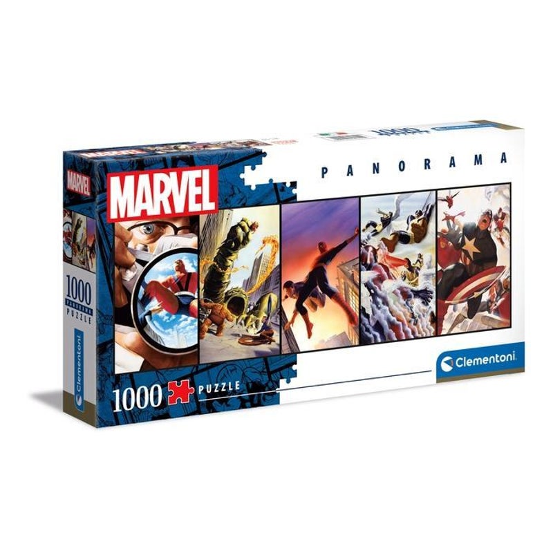 Clementoni - Marvel Panorama 1000 Piece Jigsaw - Good Games