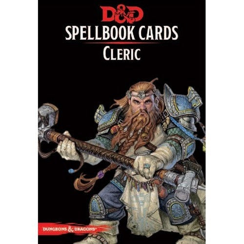 Dungeons & Dragons Spellbook Cards Cleric Deck (149 Cards) Revised 2017 Edition V2 - Good Games