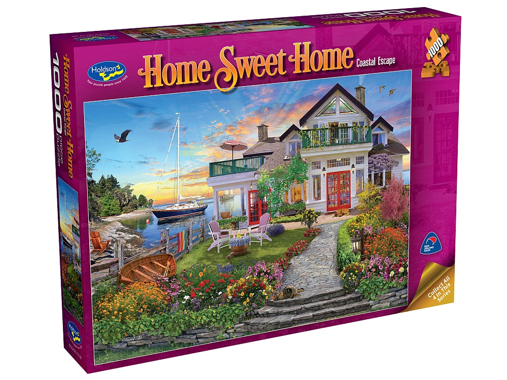 Holdson - Home Sweet Home 2 Coastal Escape 1000 Piece Jigsaw - Good Games
