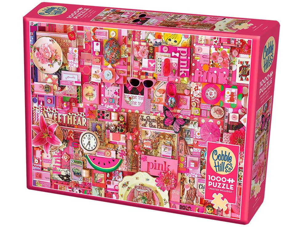 Cobble Hill Pink Rainbow Project 1000 Piece Jigsaw - Good Games