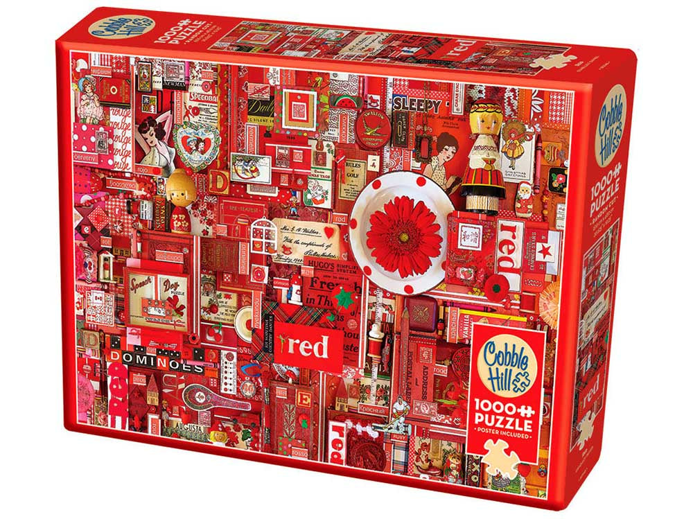 Cobble Hill Red Rainbow Project 1000 Piece Jigsaw - Good Games
