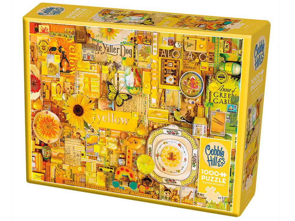 Cobble Hill Yellow Rainbow Project 1000 Piece Jigsaw - Good Games