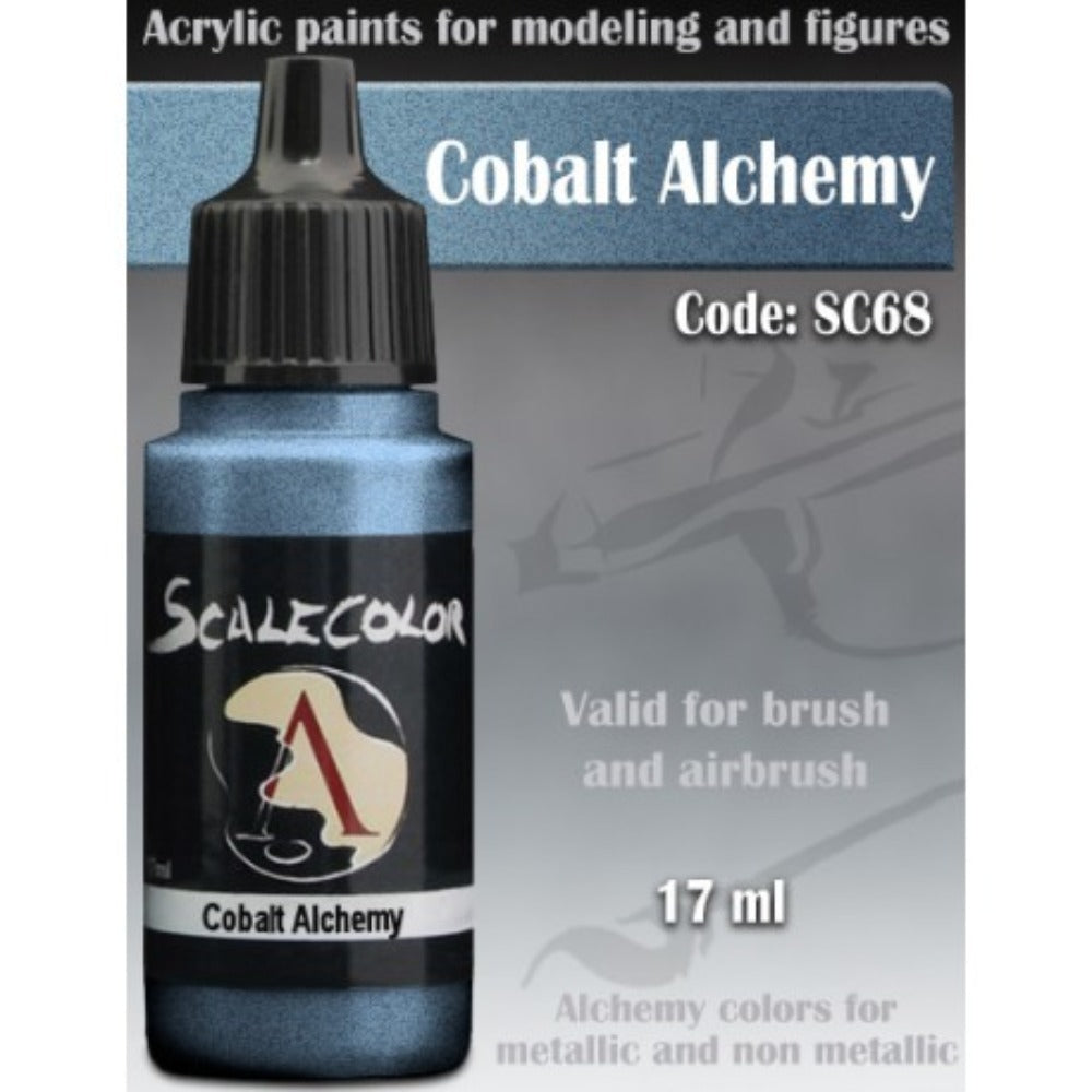 Scale 75 - Scalecolor Cobalt Metal (17 ml) SC-68 Acrylic Paint - Good Games