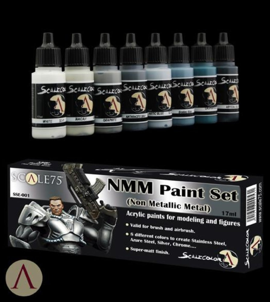 Scale 75 - Scalecolor NMM (Non Metallic Metal) Steel Paint Set (SSE-001) - Good Games