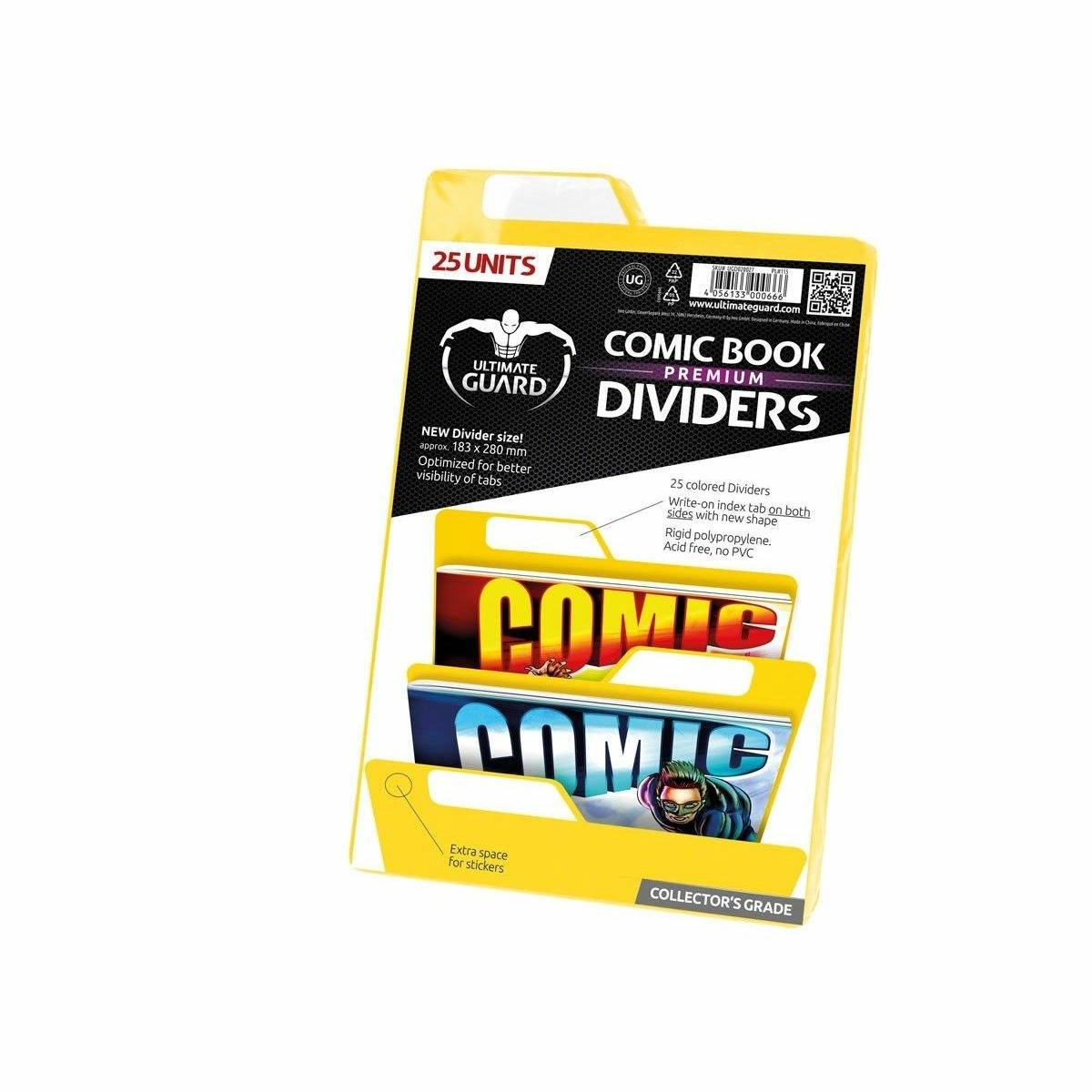 Ultimate Guard Premium Comic Book Dividers Yellow (25)