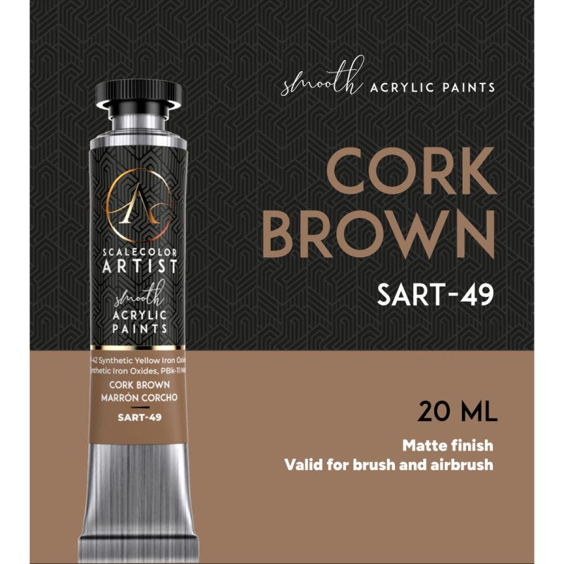 Scale 75 Scalecolor Artist Cork Brown 20ml - Good Games
