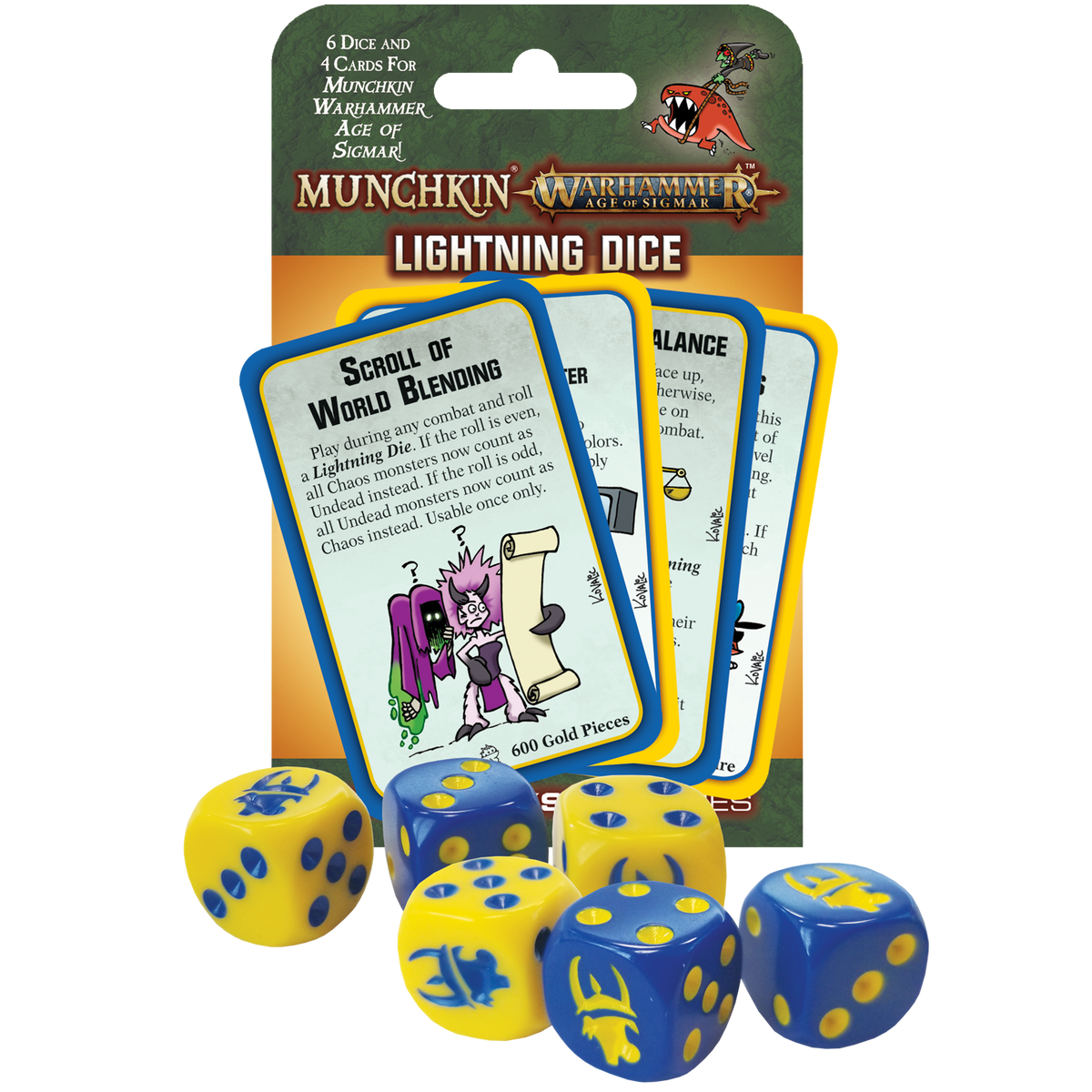 Munchkin Warhammer Age of Sigmar - Lightning Dice