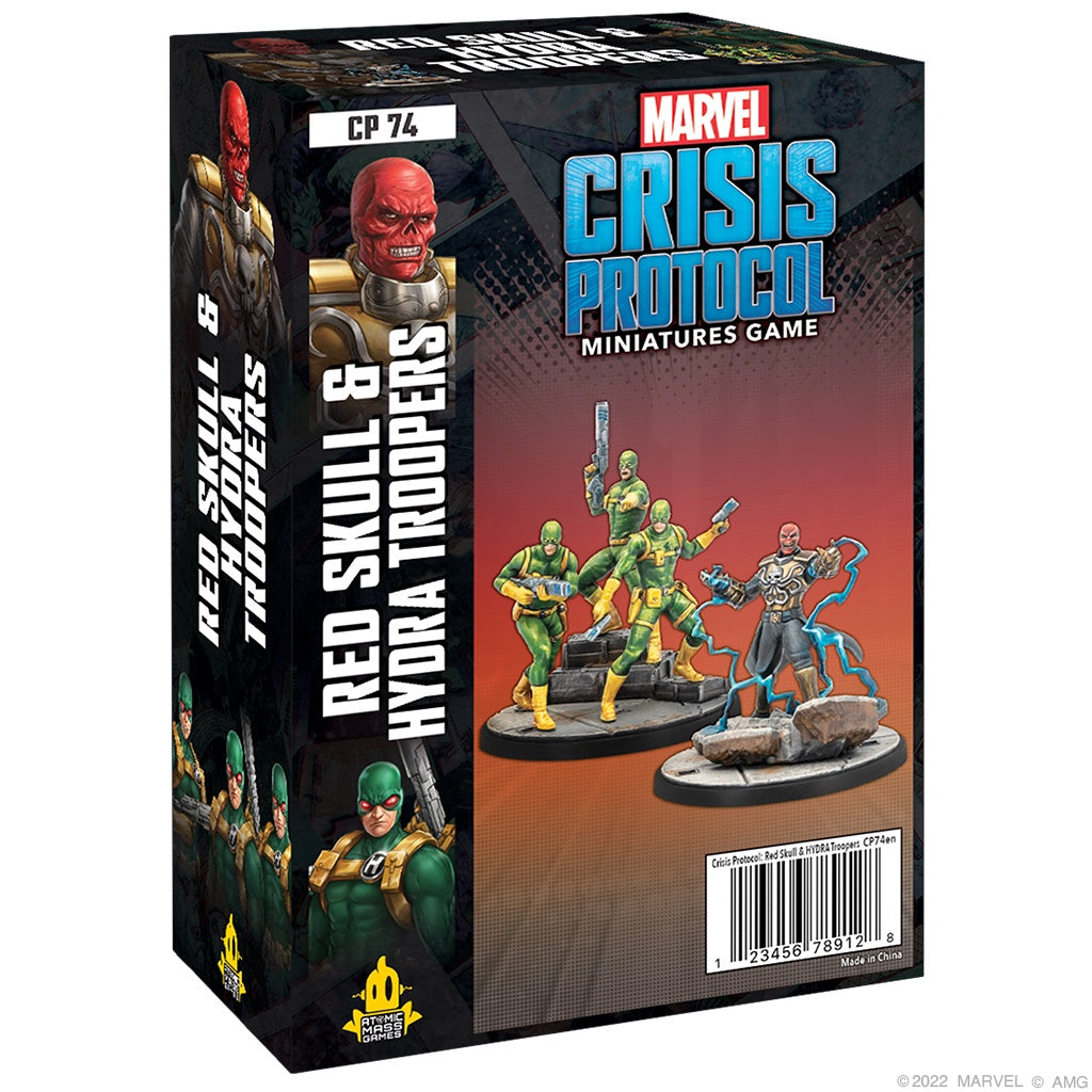 Marvel: Crisis Protocol - Miniatures Red Skull And Hydra Troopers - Good Games
