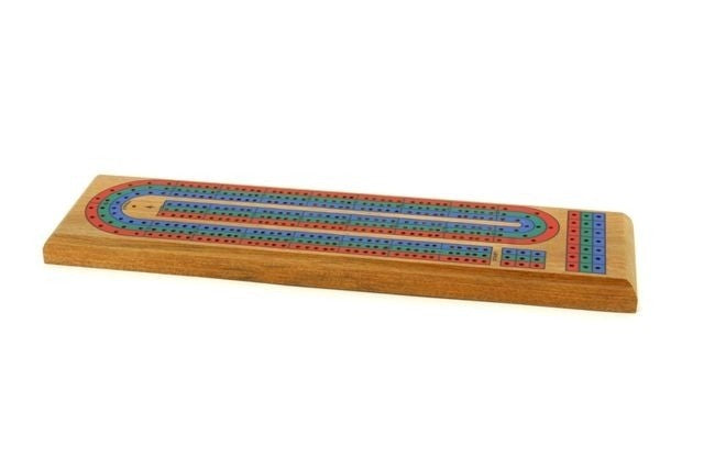 Cribbage Board 3 Track Coloured